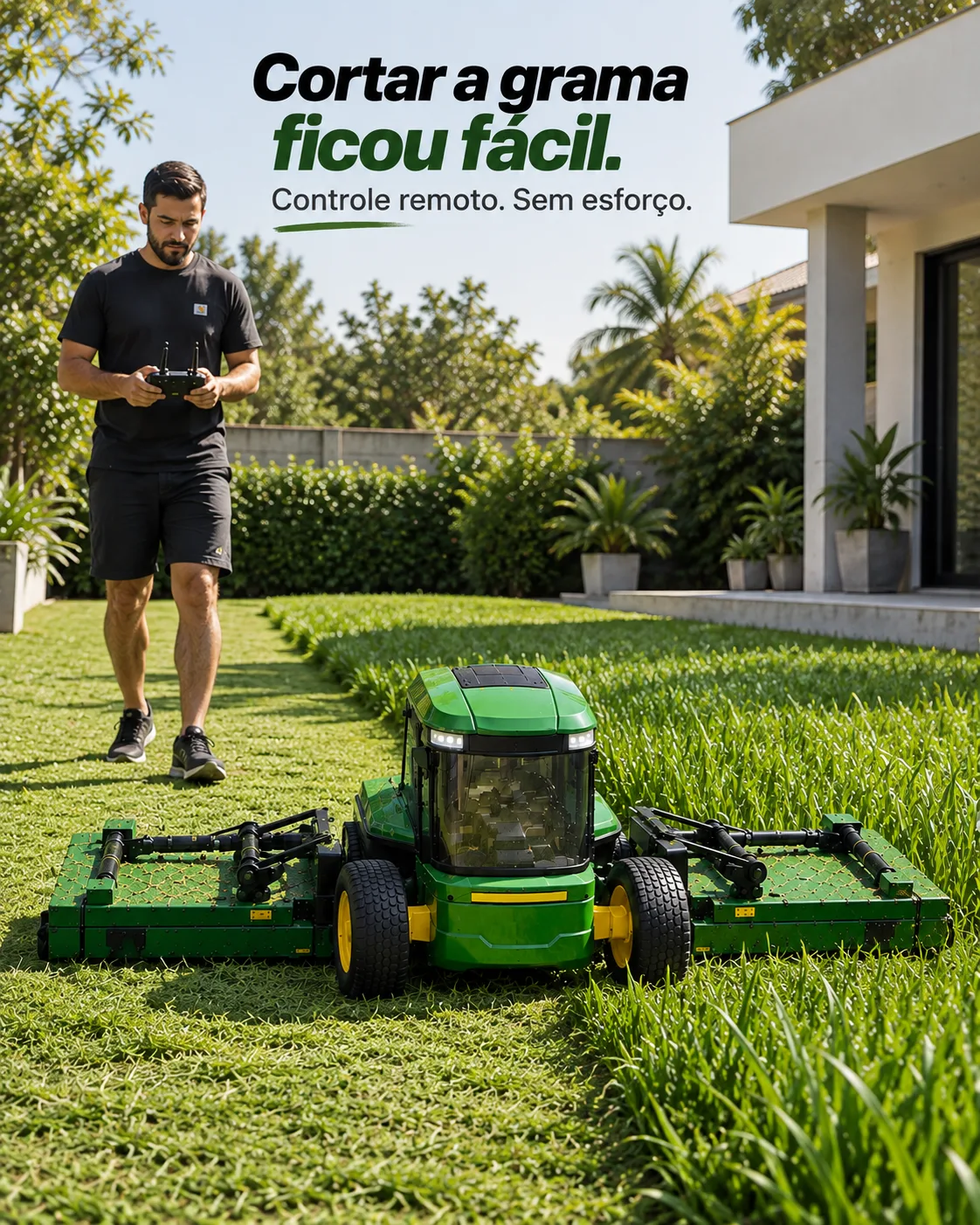 AgroMax - O cortador de Grama Agro C/ Controle Remoto